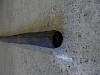 Paal Gecreosoteerd 160cm Ø 8cm