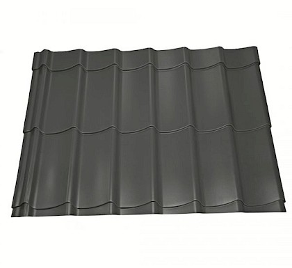 Dakpanplaat 152x118cm Antraciet