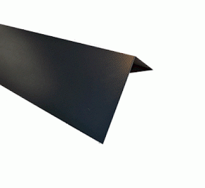 Haakse hoek 150x150mm 90° donkergroen plastisol 3 meter