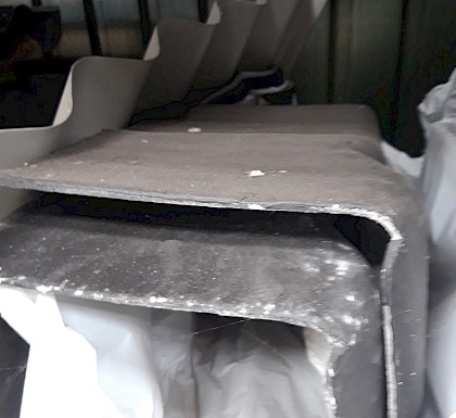 Set van 2 Topgevelstuk t.b.v schaniernok (type2) vezelcement