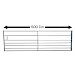 Landhek 500cm incl. 1 set hang en sluitwerk. Excl duimen