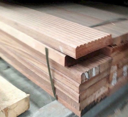 Hardhout Vlonderplank 45x190mm 4 meter