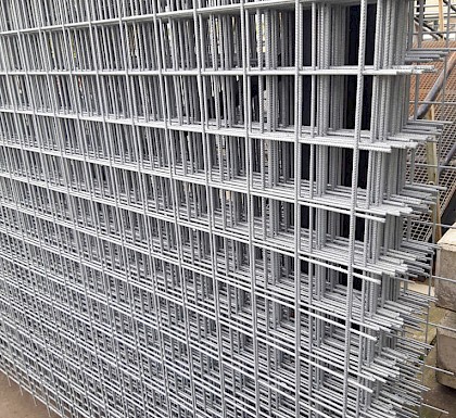 Betonmat 2000x3000 gegalvaniseerd maas 75x75  5mm