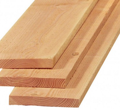 Douglas plank 32x200x5000mm