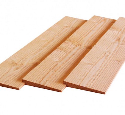 Douglas Potdekselplank 12-25x195x5000mm