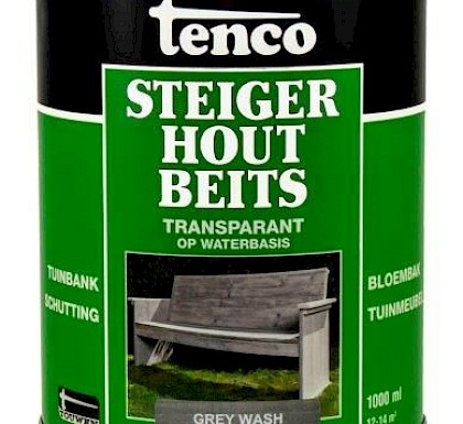 Tenco Steigerhoutbeits transparant White wash 2500ml