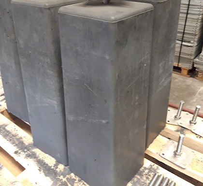 betonpoer 150x150x500mm incl hoogste verstelling