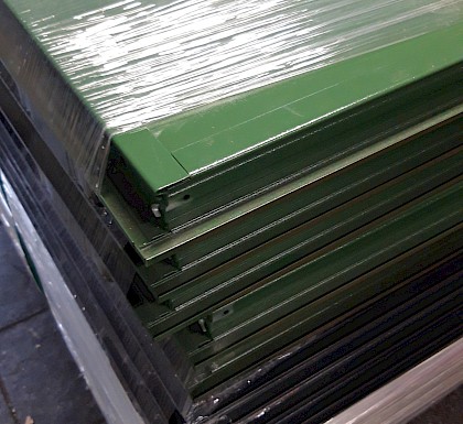 Stalen Loopdeur "Univer" 60 minuten brandwerend Grijs-wit Ral 9002