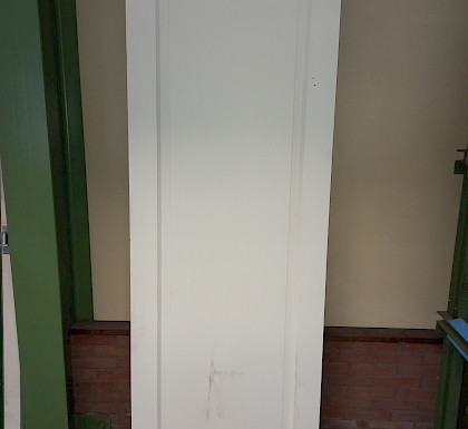 Deur 109 Austria Colour Lux Limouges 231,5x73 wit gegrond licht beschadigd