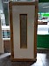 Deur 117 Skantrea Stompe deur met honingraat 201,5x93 Wit gegrond met glasopening 119x24cm
