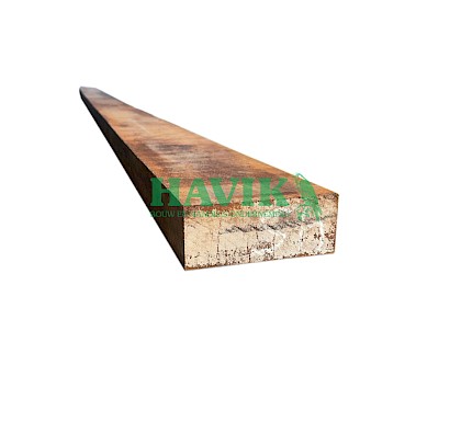 Hardhout ruig 50x150x4500mm