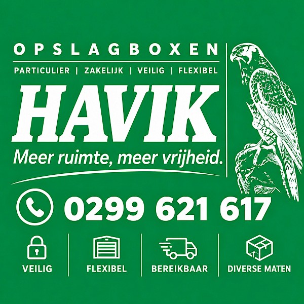 Opslag boxen te huur bij Havik in Kwadijk